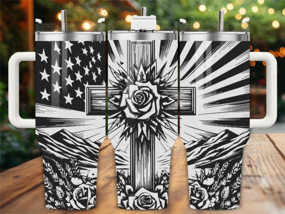 American Cross Tumbler Wraps: Graphics Review