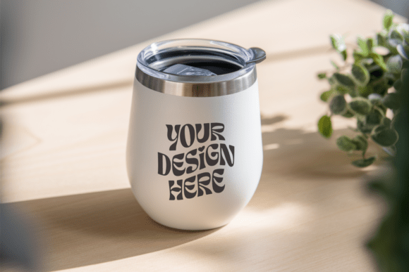 Christmas Wine Tumbler 16: Graphics & Product Mockups