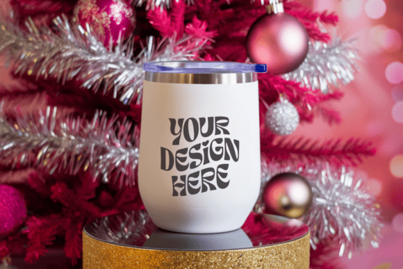 Christmas Wine Tumbler Mockup 23: Graphics & Mockups Review