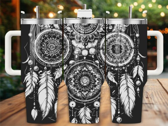 Dreamcatcher Feathers Graphics for Crafts & Products