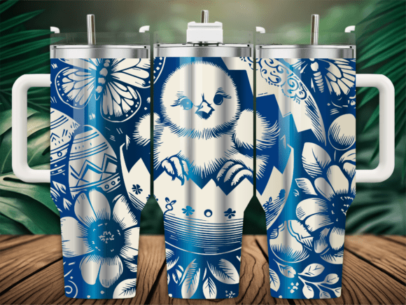 Easter Chick Egg Tumbler Graphics for Tumbler Wraps