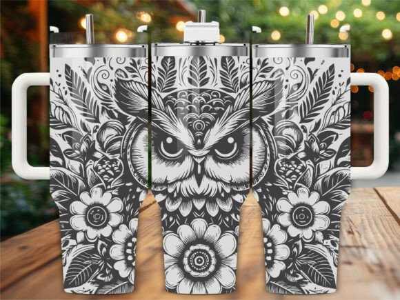 Floral Owl Tumbler Wrap: A Designer's Review