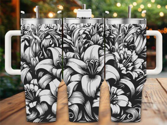 Intricate Lily: Graphics for Crafts & Cricut