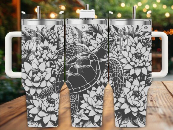 Louts Sea Turtle Tumbler Graphics & Wraps