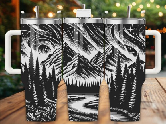 Northern Lights Laser Engraving Tumbler Graphics Review