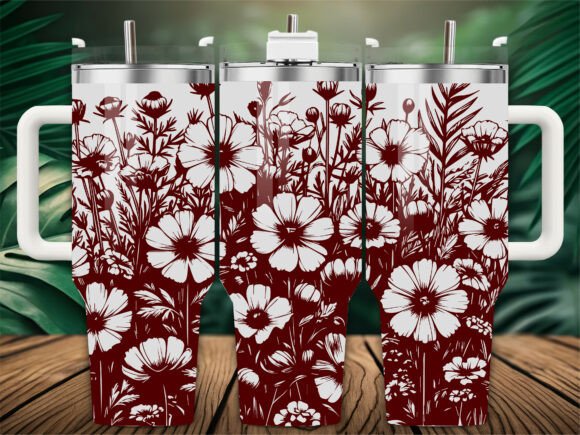 Pones Wildflower Graphics for Crafts and Digital Sellers